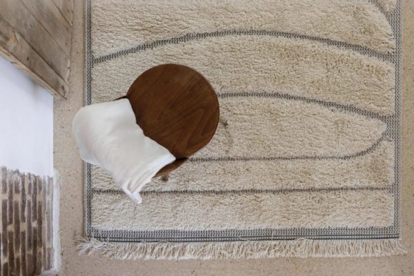 Tapis Solan 2 Neige 200 x 290 Tapis La Vallée du blanc
