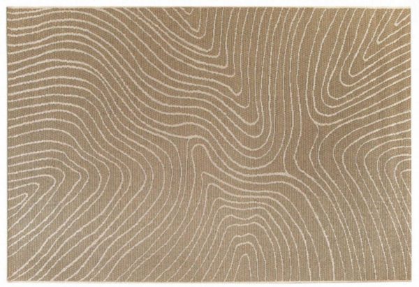 Tapis Alberta 2 outdoor Lin 120 x 170 Tapis La Vallée du blanc