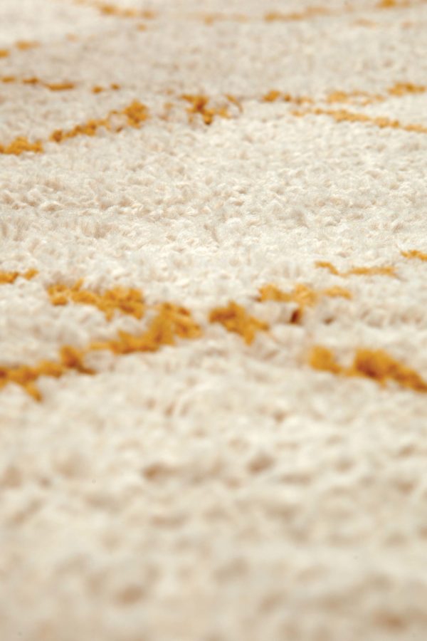 Tapis Casablanca 2 Curry 160 x 230 x 3 cm Tapis La Vallée du blanc