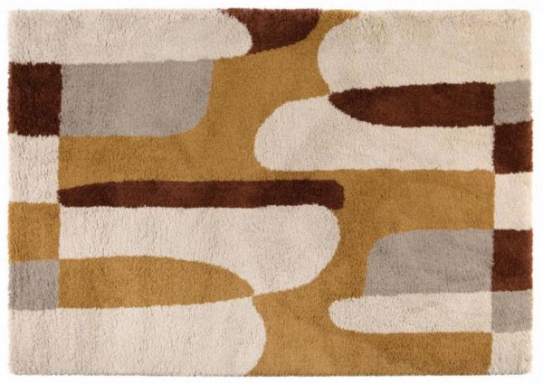 Tapis Tahina 2 Multico 160 x 230 x 3 cm Tapis La Vallée du blanc