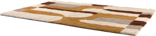 Tapis Tahina 2 Multico 160 x 230 x 3 cm Tapis La Vallée du blanc