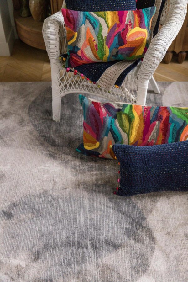 Tapis Aloyse Acier 160 x 230 Tapis La Vallée du blanc