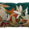 Coussin brodé Alina Pétrole 30 x 50