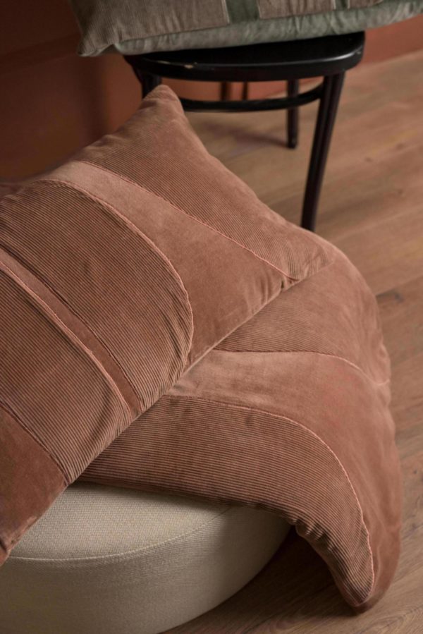 Edredon Fara côtelé Bois de rose 85 x 200 Edredons La Vallée du blanc