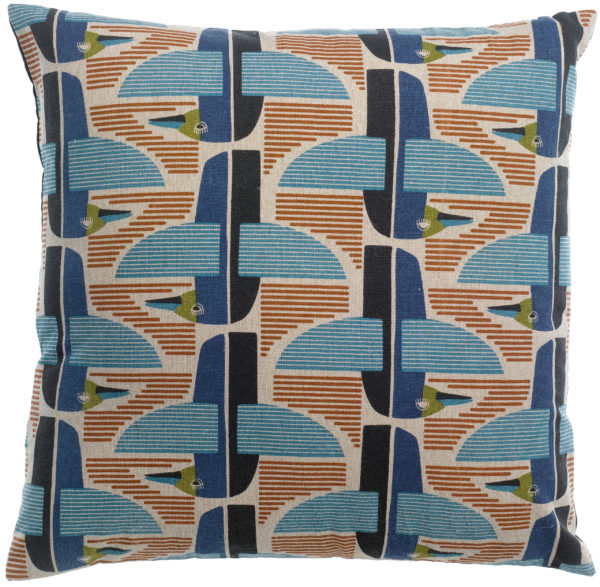 Coussin imprimé Farel Multico 45 x 45 Coussins La Vallée du blanc