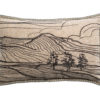 Coussin brodé Dusko Thym 30 x 50