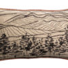 Coussin brodé Dusko Sienne 40 x 65