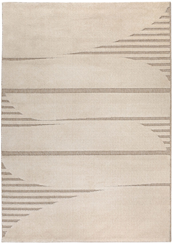 Tapis Coty Naturel 200 x 290 x 1 cm Tapis La Vallée du blanc