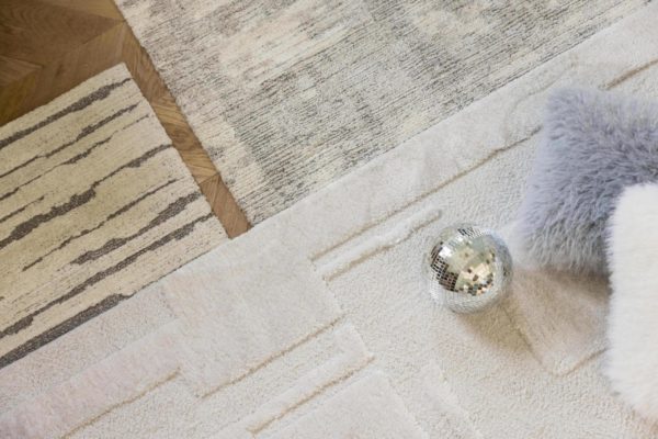 Tapis Brixy Naturel 200 x 290 x 1 cm Tapis La Vallée du blanc