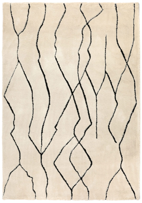 Tapis Luce Neige 160 x 230 x 2 cm Tapis La Vallée du blanc