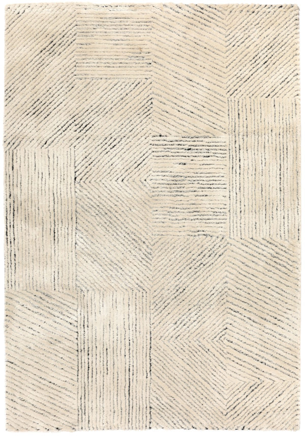 Tapis Luna Neige 160 x 230 x 2 cm Tapis La Vallée du blanc