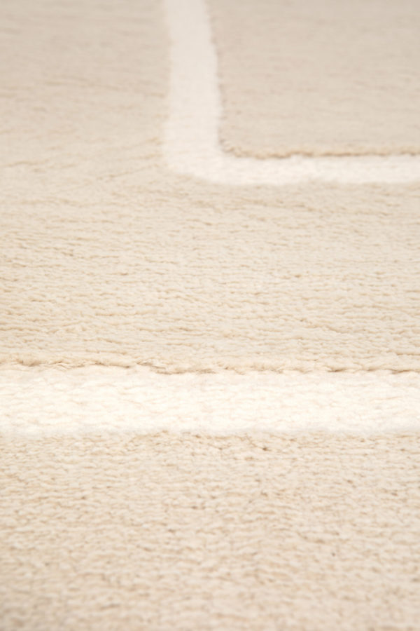 Tapis Louisa Neige 160 x 230 x 2 cm Tapis La Vallée du blanc