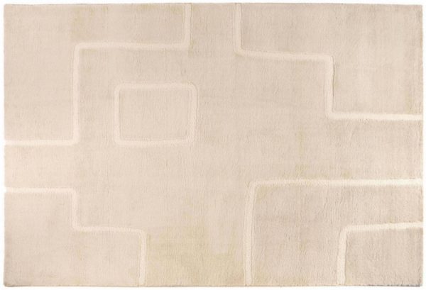 Tapis Louisa Neige 200 x 290 x 2 cm Tapis La Vallée du blanc