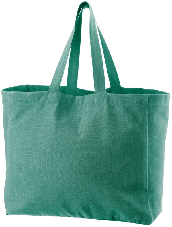 Sac shopping recyclé Grace Paon 35 x 40 x 15 cm Cabas La Vallée du blanc