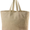Sac shopping recyclé Grace Camel 35 x 40 x 15