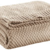 Plaid tricot recyclé Danilo Naturel 130 x 160