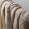 Plaid tricot recyclé Danilo Naturel 130 x 160 – Image 3