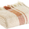 Plaid jacquard Jane Multico sienne 130 x 160