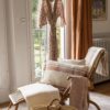 Plaid jacquard Jane Multico sienne 130 x 160 – Image 3
