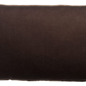 Coussin Zeff Céleste Ébène 40 x 65 Coussins La Vallée du blanc