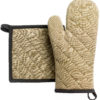 Lot gant de cuisine/manique recyclé Grace Camel 15 x 32