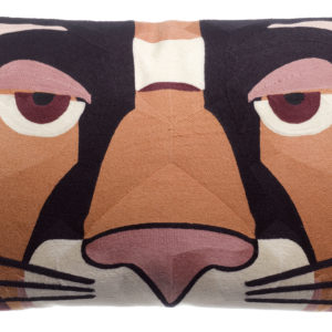 Coussin brodé Babka Ébène 40 x 65 Coussins La Vallée du blanc