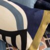 Coussin brodé Farel Acier 30 x 50 – Image 5