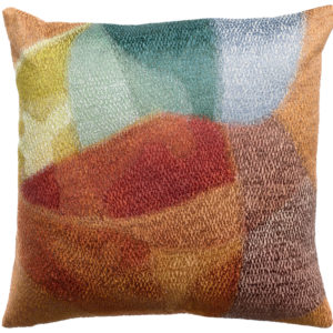 Coussin brodé Nevio Multico 45 x 45 Coussins La Vallée du blanc