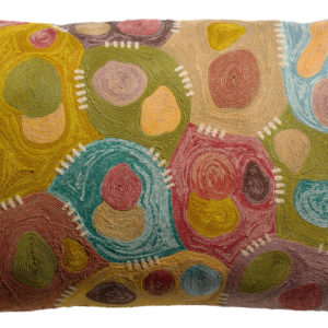 Coussin brodé Nestor Mineral 40 x 65 Coussins La Vallée du blanc