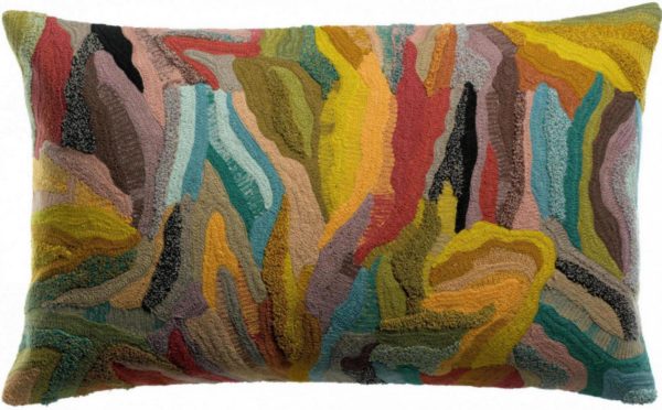 Coussin brodé Betty Mineral 40 x 65 Coussins La Vallée du blanc