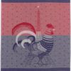 Torchon jacquard Cocorico Multicolore 50 x 70