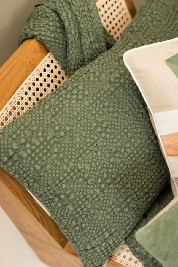 Coussin Tana Olive 40 x 65 Coussins La Vallée du blanc