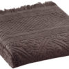 Serviette de toilette Zoé Ébène 50 x 100