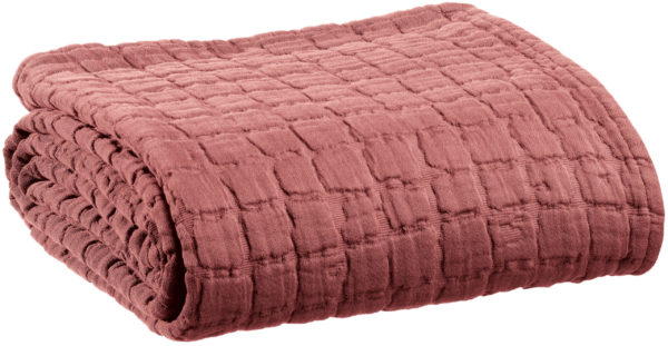 Couvre-lit Swami Sienne 240 x 260 Couvre-lits La Vallée du blanc
