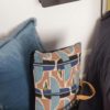 Coussin uni Fara Acier 45 x 45 – Image 2