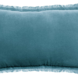 Coussin uni Fara Acier 30 x 50 Coussins La Vallée du blanc