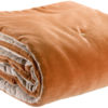 Edredon pompons Elise Rouille 80 x 180