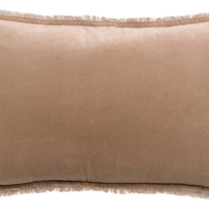 Coussin uni Fara Taupe 40 x 65 Coussins La Vallée du blanc