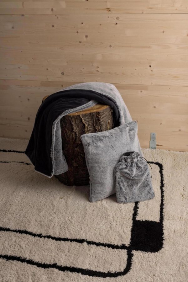 Plaid Kinta Tonnerre 130 x 160 Plaids La Vallée du blanc