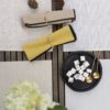 Set de table Canna Neige/argent 33 x 45 – Image 2