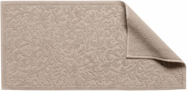 Tapis de bain Gilda Lin 54 x 110 Tapis de bain La Vallée du blanc