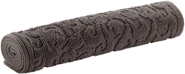 Tapis de bain Gilda Carbone 54 x 110 Tapis de bain La Vallée du blanc