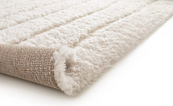 Tapis recyclé Maël Neige 160 x 230 Tapis La Vallée du blanc