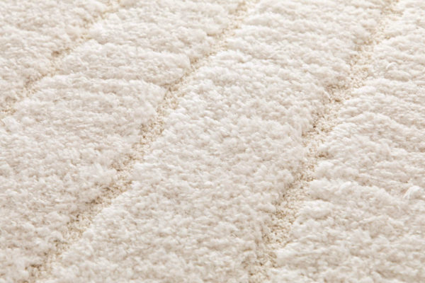 Tapis recyclé Maël Neige 200 x 290 Tapis La Vallée du blanc