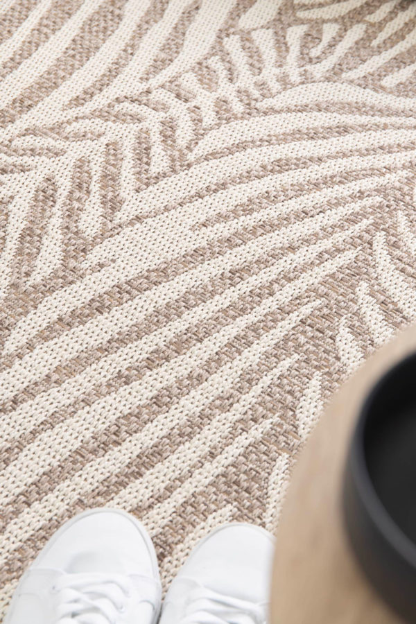Tapis Lora outdoor Naturel 160 x 230 Tapis La Vallée du blanc
