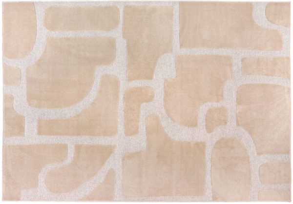 Tapis recyclé Marla Naturel 160 x 230 Tapis La Vallée du blanc