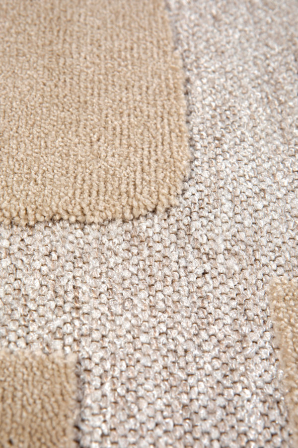 Tapis recyclé Marla Naturel 160 x 230 Tapis La Vallée du blanc