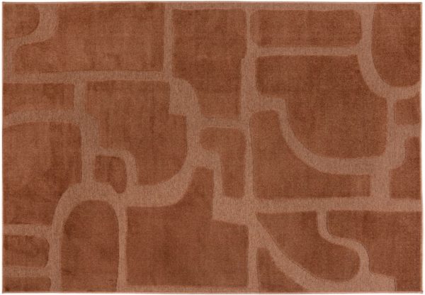 Tapis recyclé Marla Terracotta 200 x 290 Tapis La Vallée du blanc