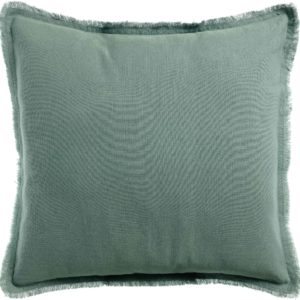 Coussin uni Laly Prusse 45 x 45 Coussins La Vallée du blanc