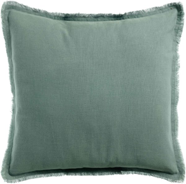 Coussin uni Laly Prusse 45 x 45 Coussins La Vallée du blanc